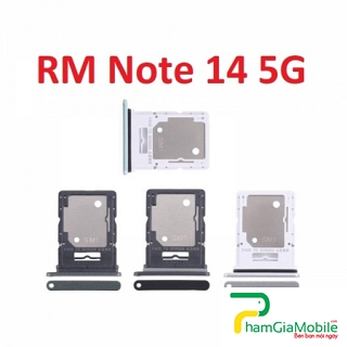 Khay Sim For Xiaomi Redmi Note 14 5G SIM Card Tray Zin New